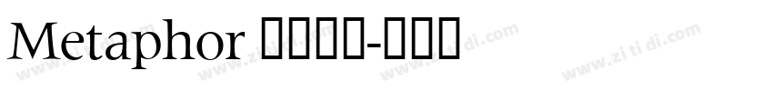 Metaphor 字体下载字体转换